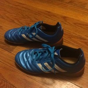 Adidas Blue Sneakers Male Sz. 5 Boys